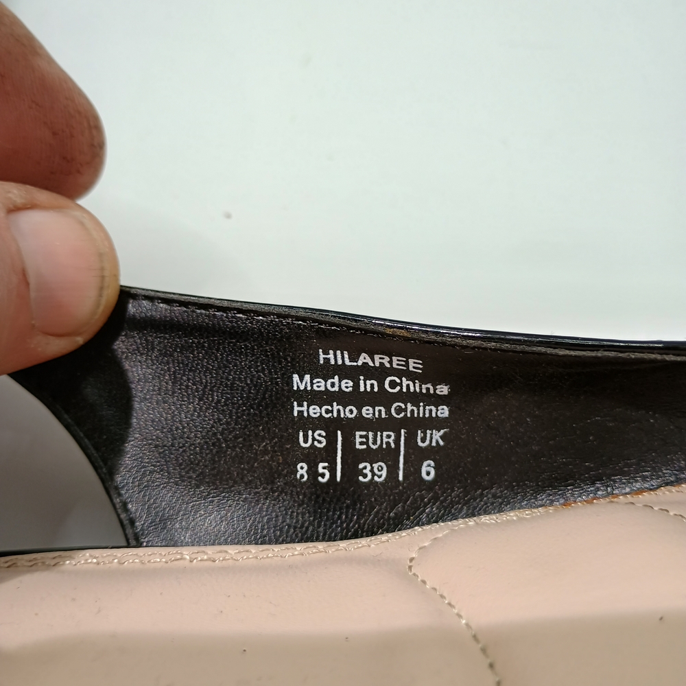 Kelly & Katie Black Patent Slingback Heels - Picture 5 of 5